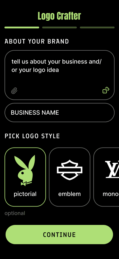 LogoCrafter App Preview